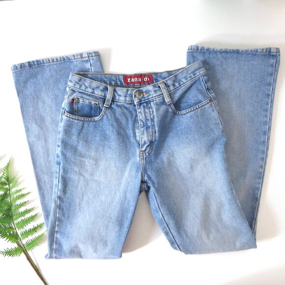 Y2K Vintage Zana Di All Cotton Mid Rise Jeans Size 4 - Picture 2 of 11
